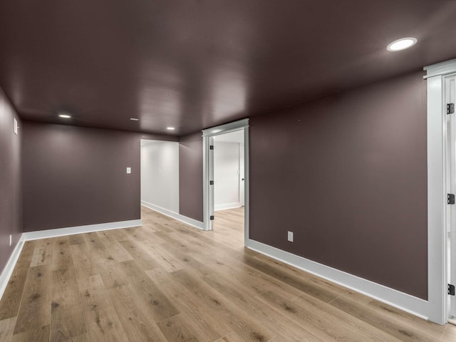 1015 Jump Off Rd, Bon Aqua, TN 37025 - empty room featuring light wood-type flooring and recessed lighting