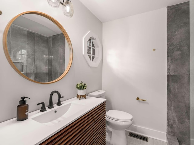 1015 Jump Off Rd, Bon Aqua, TN 37025 - bathroom with toilet and vanity