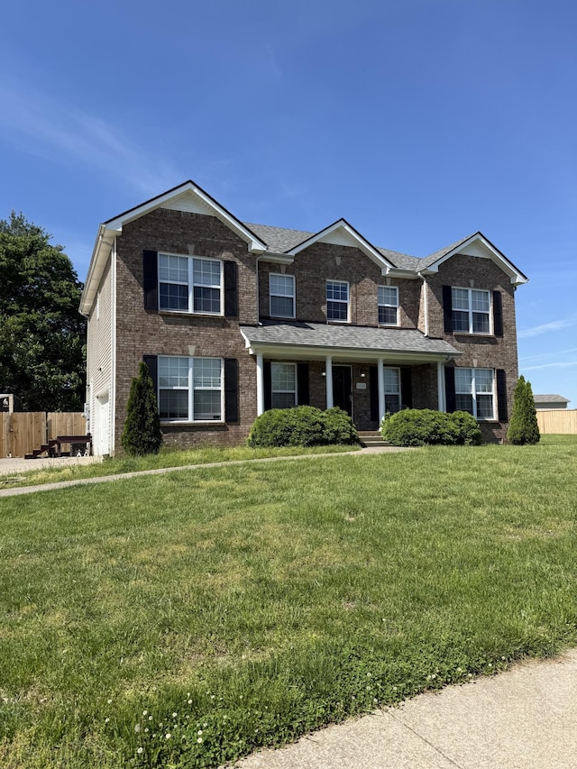 1024 Glenhurst Way, Clarksville, TN 37040 - view of front facade with brick siding and a porch