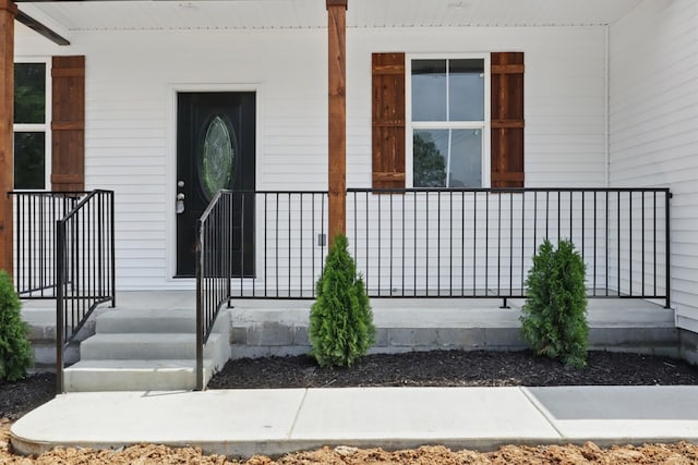 219 Dunnaway St, Shelbyville, TN 37160 - doorway to property with a porch