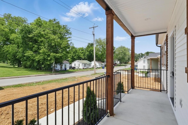 219 Dunnaway St, Shelbyville, TN 37160 - covered porch featuring a residential view