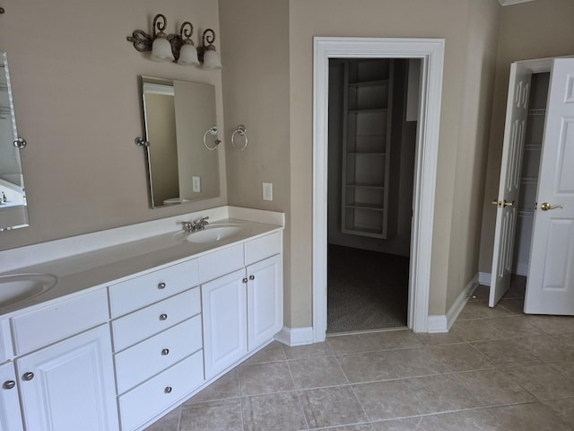 915 Joel Cheek Blvd, Franklin, TN 37064 - bathroom featuring double vanity and tile patterned flooring