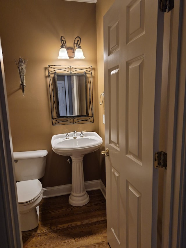 915 Joel Cheek Blvd, Franklin, TN 37064 - bathroom with baseboards and wood finished floors