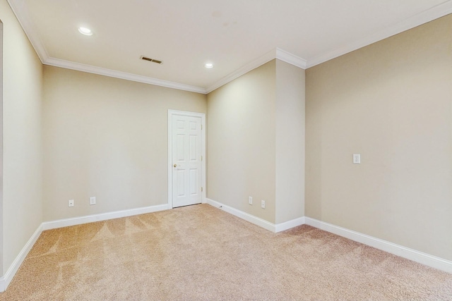 915 Joel Cheek Blvd, Franklin, TN 37064 - carpeted empty room featuring ornamental molding and recessed lighting