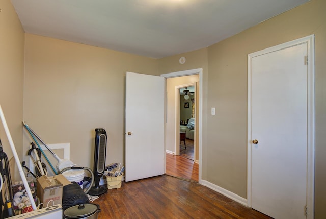 1609 E 26th St, Chattanooga, TN 37407 - unfurnished office with dark wood-style floors and baseboards