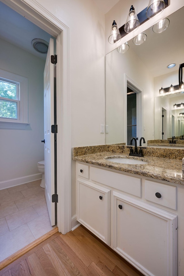 159 N Berwick Ln, Franklin, TN 37069 - bathroom with vanity and toilet