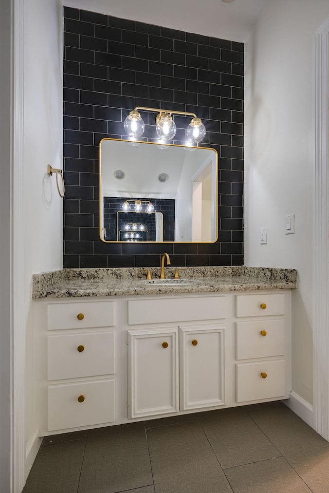159 N Berwick Ln, Franklin, TN 37069 - bathroom with vanity and tile patterned floors