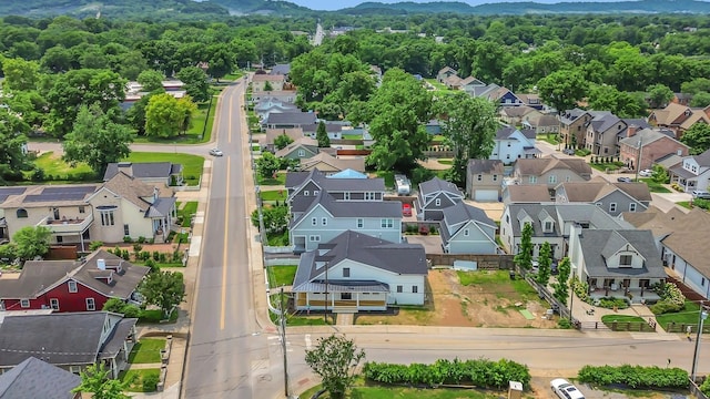 300 Natchez St, Franklin, TN 37064 - aerial perspective of suburban area featuring a mountainous background