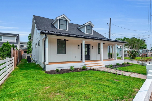 300 Natchez St, Franklin, TN 37064 - view of front facade featuring board and batten siding, a porch, and roof with shingles
