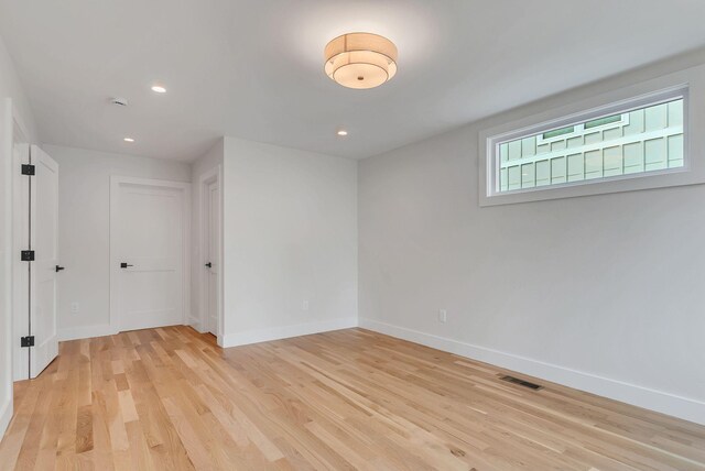 300 Natchez St, Franklin, TN 37064 - spare room with light wood-style flooring and recessed lighting
