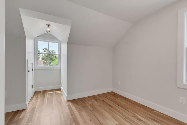 300 Natchez St, Franklin, TN 37064 - additional living space with vaulted ceiling and light wood-type flooring
