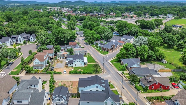 300 Natchez St, Franklin, TN 37064 - aerial perspective of suburban area featuring a mountainous background