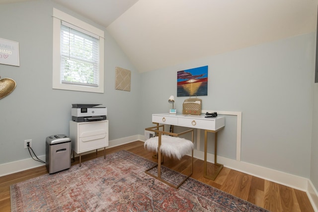 4150 Knipfer Rd, Joelton, TN 37080 - home office featuring wood finished floors and lofted ceiling