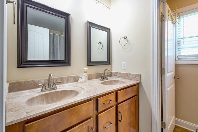 1029 Charles Thomas Dr, Clarksville, TN 37042 - bathroom featuring double vanity