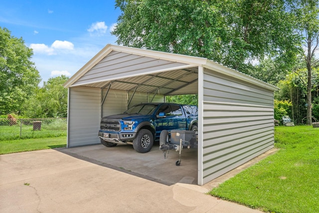 1805 Needmore Rd, Clarksville, TN 37042 - view of parking with a carport and driveway