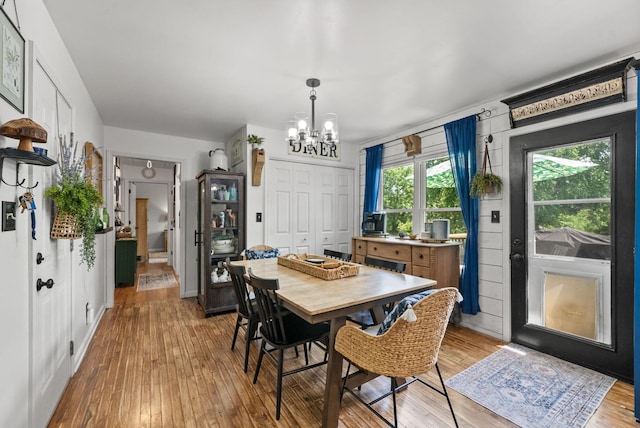 1805 Needmore Rd, Clarksville, TN 37042 - dining space featuring a chandelier and light wood-type flooring