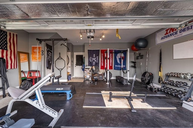6067 Keats St, Franklin, TN 37064 - exercise room with baseboards