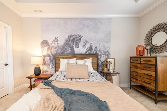 6067 Keats St, Franklin, TN 37064 - bedroom with carpet flooring and crown molding