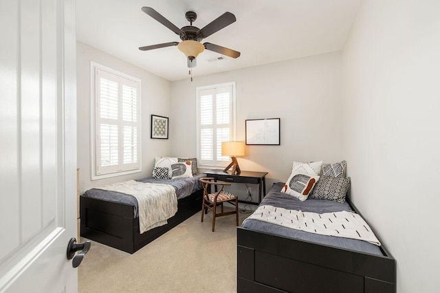 6067 Keats St, Franklin, TN 37064 - bedroom with carpet floors and a ceiling fan