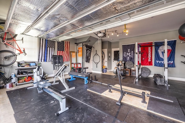 6067 Keats St, Franklin, TN 37064 - gym featuring baseboards