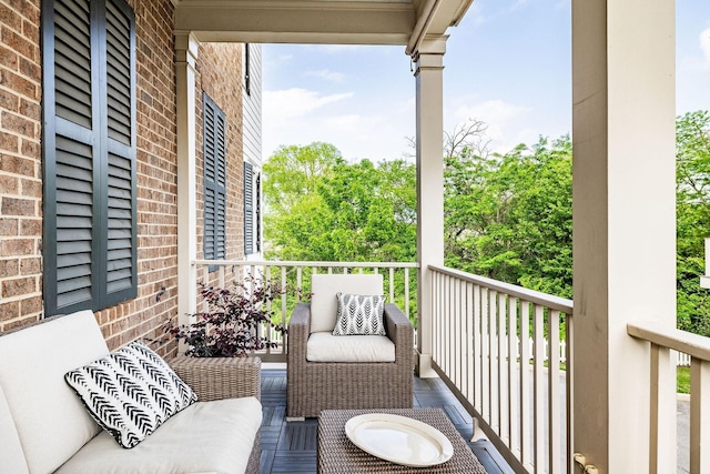6067 Keats St, Franklin, TN 37064 - balcony featuring an outdoor hangout area