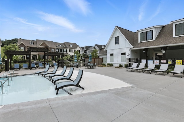 1000 Vintage Green Ln Unit 1201, Franklin, TN 37064 - view of property's community featuring a residential view, a pool, and a pergola