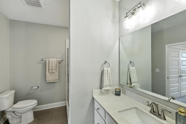 1000 Vintage Green Ln Unit 1201, Franklin, TN 37064 - bathroom with vanity, tile patterned flooring, and a shower
