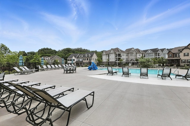 1000 Vintage Green Ln Unit 1201, Franklin, TN 37064 - view of home's community featuring a residential view, a swimming pool, and a patio area