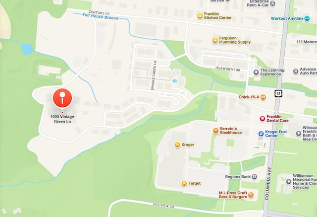 1000 Vintage Green Ln Unit 1201, Franklin, TN 37064 - map / location