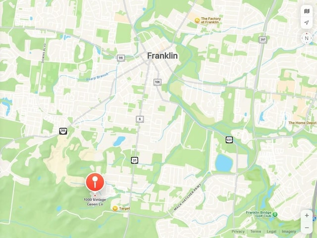 1000 Vintage Green Ln Unit 1201, Franklin, TN 37064 - map of property location