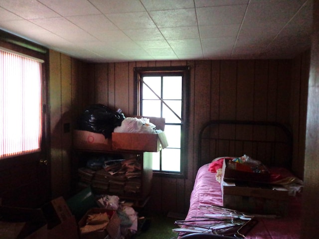 2625 Old Blacktop Rd, Mc Ewen, TN 37101 - bedroom with wooden walls
