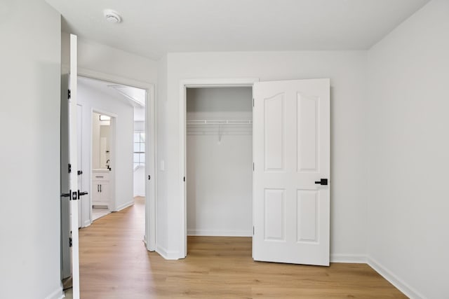 1033 Tom Hailey Blvd, La Vergne, TN 37086 - unfurnished bedroom with light wood finished floors and a closet