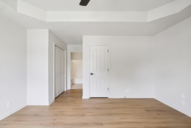 1033 Tom Hailey Blvd, La Vergne, TN 37086 - spare room featuring light wood-type flooring and ceiling fan