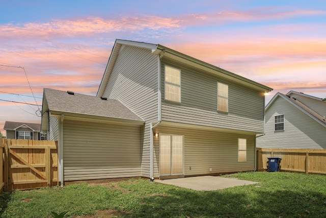1033 Tom Hailey Blvd, La Vergne, TN 37086 - back of house featuring a patio and a fenced backyard