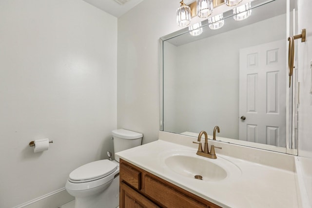 121 La View Rd, Hendersonville, TN 37075 - half bathroom with toilet and vanity