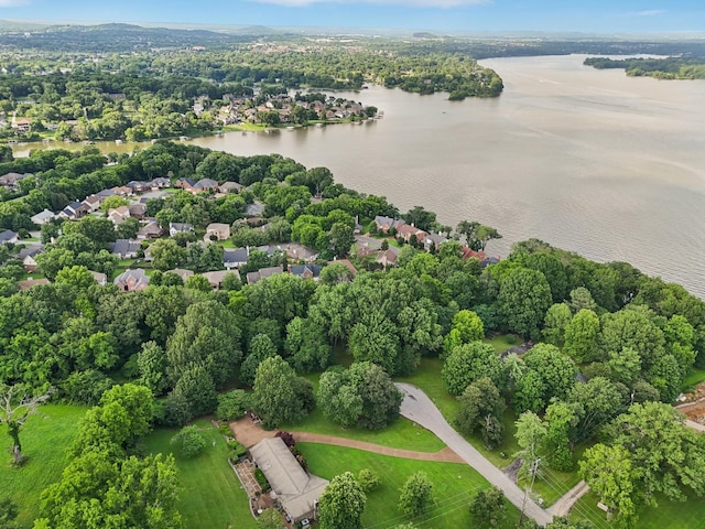 121 La View Rd, Hendersonville, TN 37075 - aerial view of residential area with a large body of water