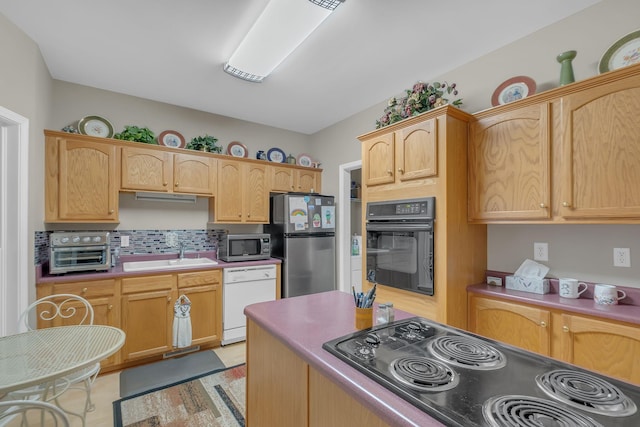 237 Woodmaker Ct, Nashville, TN 37214 - kitchen featuring black appliances and a sink