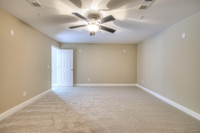 1222 Broadmoor Cir, Franklin, TN 37067 - unfurnished room with light colored carpet and ceiling fan