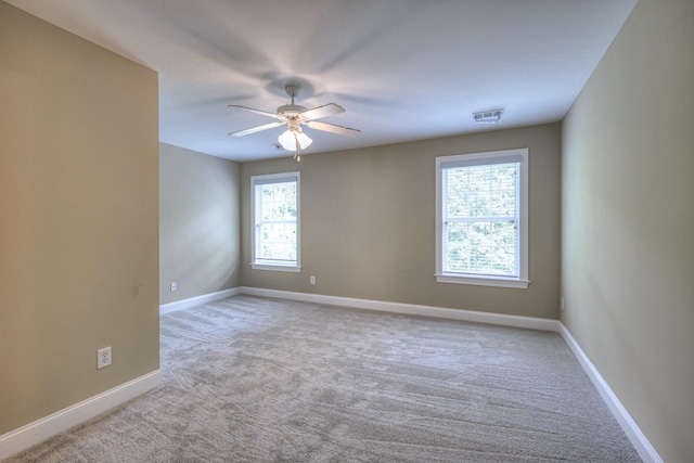 1222 Broadmoor Cir, Franklin, TN 37067 - unfurnished room with ceiling fan and carpet floors