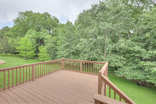 1222 Broadmoor Cir, Franklin, TN 37067 - wooden terrace with a yard