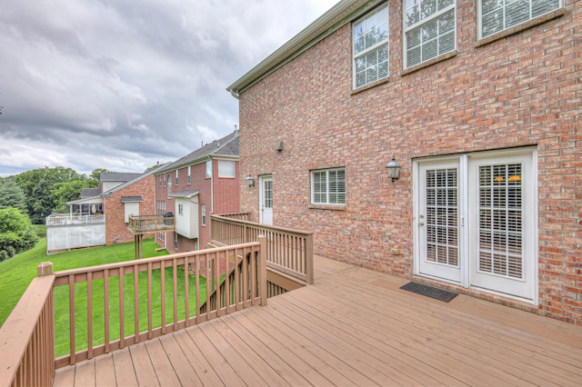 1222 Broadmoor Cir, Franklin, TN 37067 - deck featuring a yard