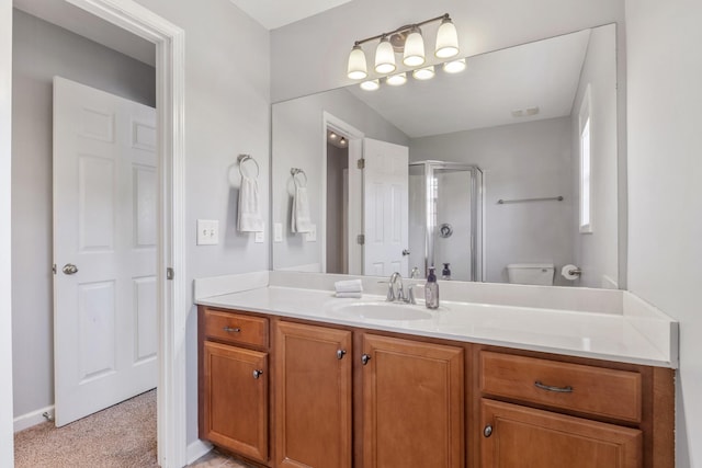 1057 Nealcrest Cir, Spring Hill, TN 37174 - bathroom with a shower stall and vanity