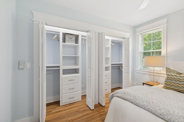 1237 Abiff Rd, Bon Aqua, TN 37025 - bedroom featuring light wood-type flooring and a closet