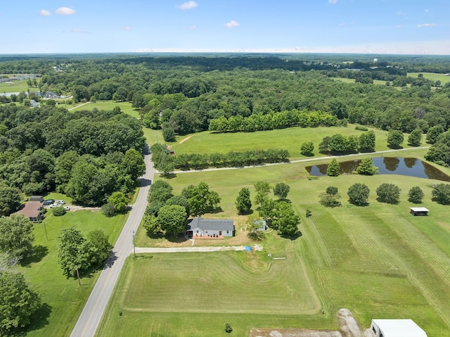 1237 Abiff Rd, Bon Aqua, TN 37025 - bird's eye view of a nearby body of water