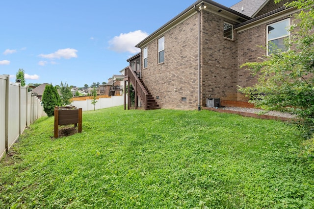 2957 Stewart Campbell Pt, Spring Hill, TN 37174 - fenced backyard featuring stairway