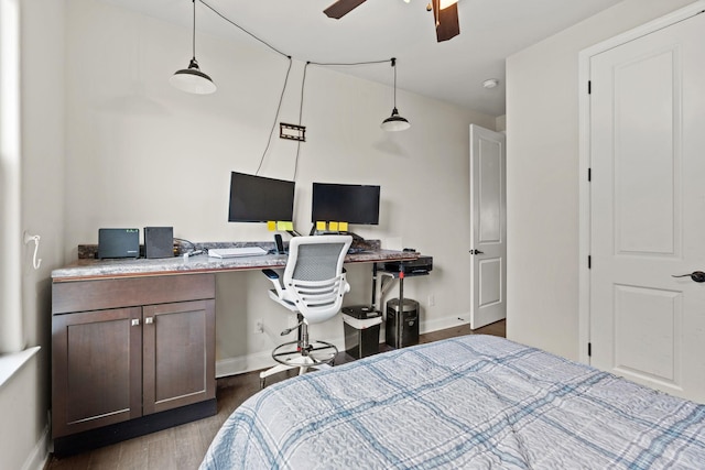 2957 Stewart Campbell Pt, Spring Hill, TN 37174 - bedroom with wood finished floors and a desk