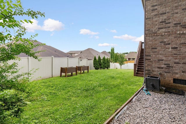 2957 Stewart Campbell Pt, Spring Hill, TN 37174 - fenced backyard with stairway