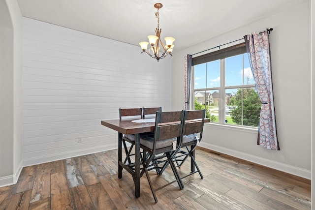 2957 Stewart Campbell Pt, Spring Hill, TN 37174 - dining space featuring a chandelier and wood-type flooring