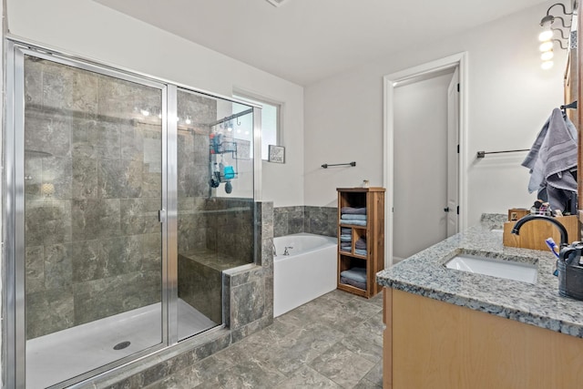 2957 Stewart Campbell Pt, Spring Hill, TN 37174 - full bath with a bath, a shower stall, and vanity