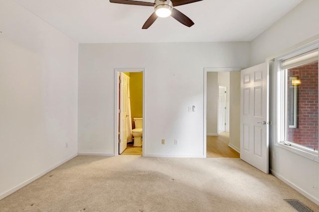 822 Old Jefferson Pike, Smyrna, TN 37167 - unfurnished bedroom featuring light carpet and connected bathroom
